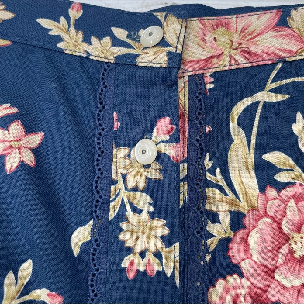 Vintage Lauren Ralph Lauren Country Floral Prairie Maxi Skirt Size 6 Dead Stock - Picture 3 of 8